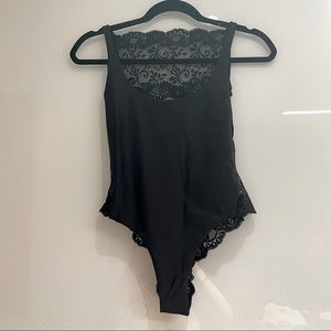 Les Coquines lace back bodysuit